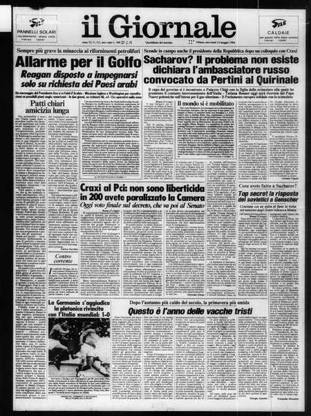 Il giornale : quotidiano del mattino